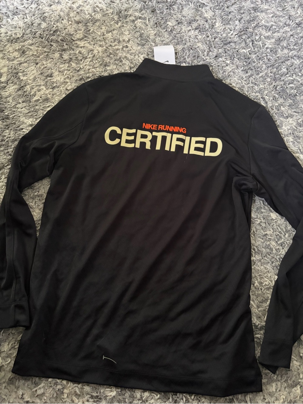 Nike Golf 1/4 Zip Running Pullover, "Nike Running Certified"  Men’s Sz M NWT